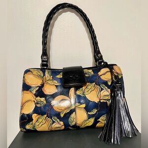 Rare Flawless Patricia Nash Positano Limon Rienzo Satchel Purse